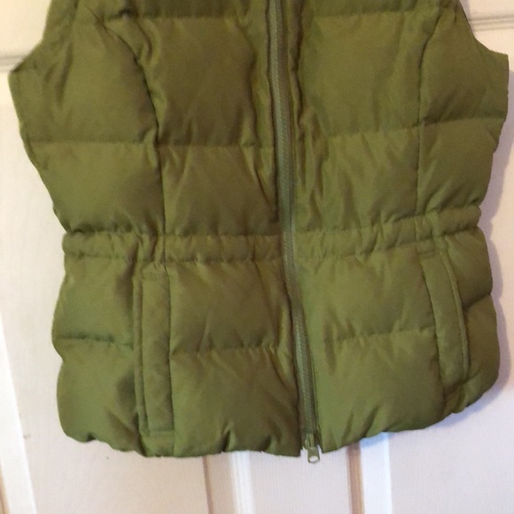 Abercrombie & Fitch Kids Green Dual Zipper Puffer Vest Girls XL - Picture 7 of 12